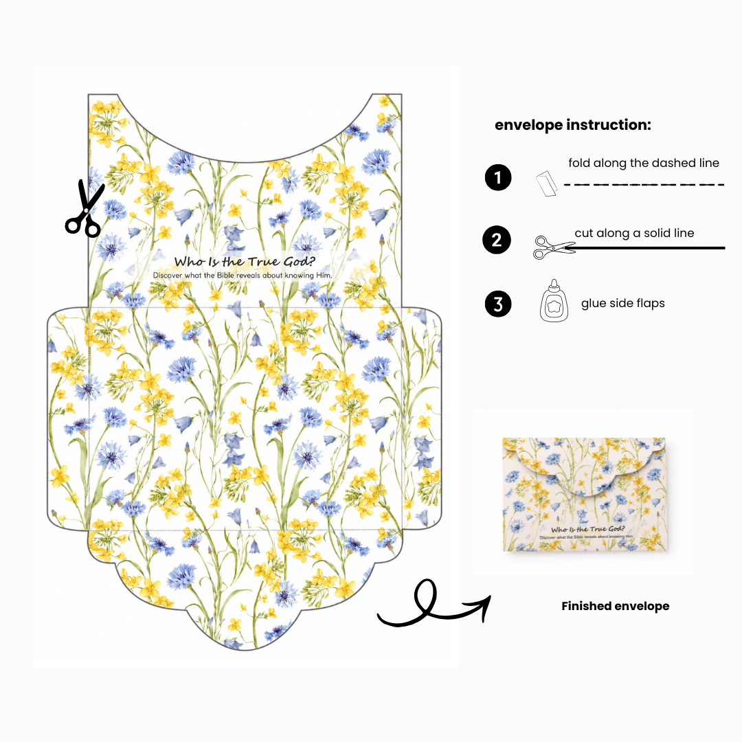 Printable Letter Writing Pad & Envelope Set – Floral Edition (Set of 3) | Instant Download | Printable Stationery | A4 PDF | Digital Letter Paper