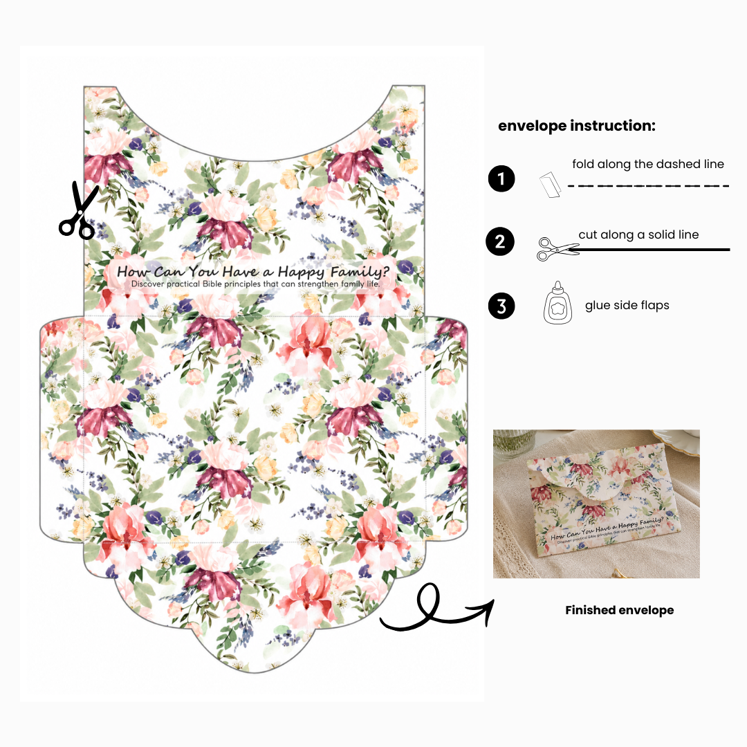Printable Letter Writing Pad & Envelope Set – Floral Edition (Set of 3) | Instant Download | Printable Stationery | A4 PDF | Digital Letter Paper