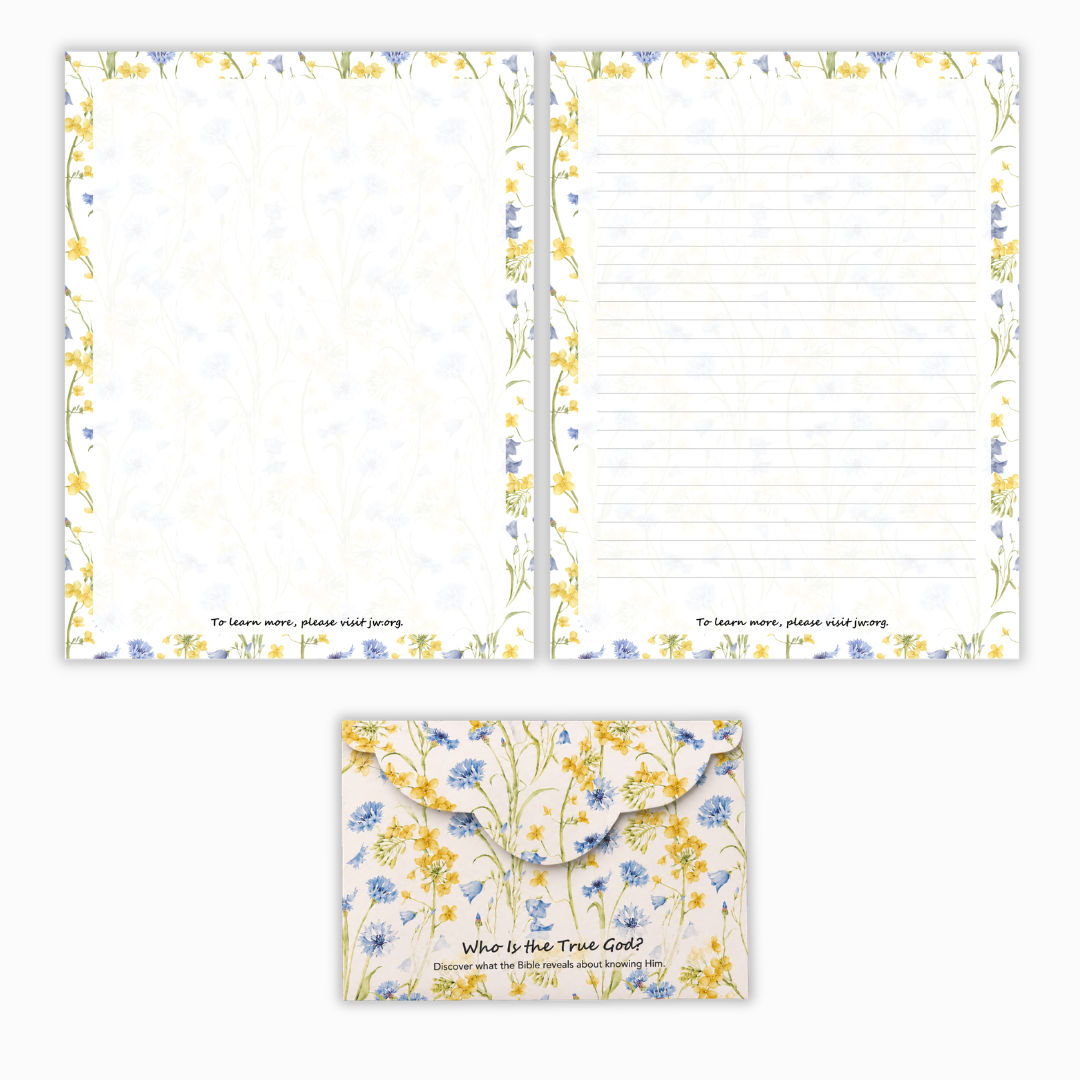 Printable Letter Writing Pad & Envelope Set – Floral Edition (Set of 3) | Instant Download | Printable Stationery | A4 PDF | Digital Letter Paper