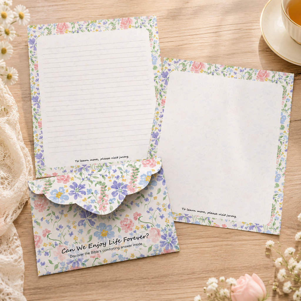 Printable Letter Writing Pad & Envelope Set – Floral Edition (Set of 3) | Instant Download | Printable Stationery | A4 PDF | Digital Letter Paper