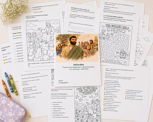 FREE 2026 "Eternal Happiness" Regional Convention Kids Activity Workbook (Printable PDF)